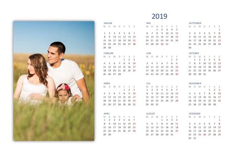 Fotokalender Zum Selber Machen Gratis Vorlage Downloaden