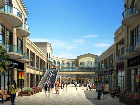 3d Architectural Rendering Shopping Center Circle One Studioscircle