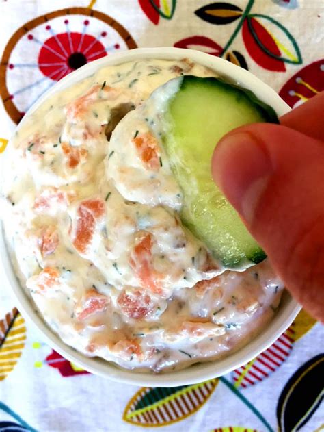 Smoked Salmon Cream Cheese Dip Recipe Melanie Cooks