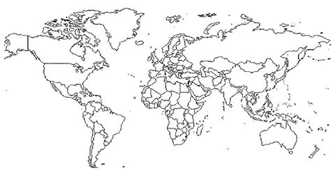 Mapa Mundi Dibujo Imagui