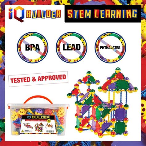 Iq Builder Stem Learning Toys Creative Construction Engineering Fun