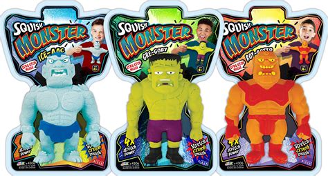 Buy Ja Ru Stretchy Toy Monsters Action Figures Squish And Pull Toys 3 Units Assorted Stretching