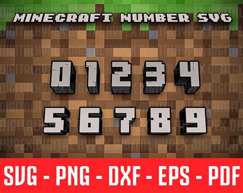 274 Minecraft Logo Font Free Download Svg Cut Files