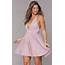 Homecoming V Neck Short Party Dress  PromGirl