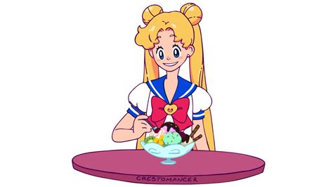 Crestomancer Tsukino Usagi Bishoujo Senshi Sailor Moon Animated Animated  1girl Artist