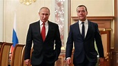 Russland: Ministerpräsident Dmitri Medwedew erklärt Rücktritt der ...