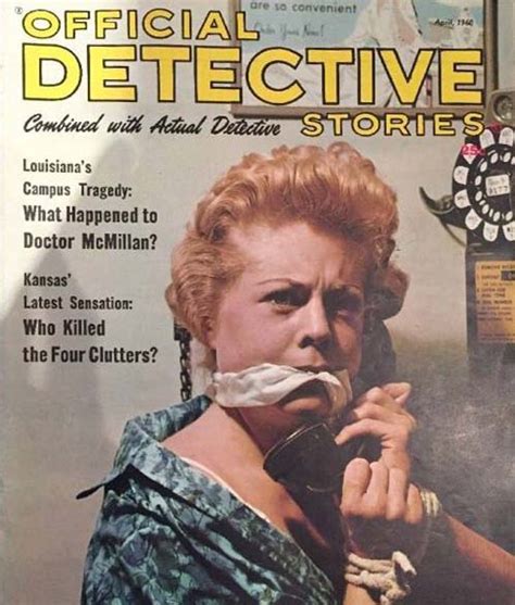 Official Detective Stories April 1960 Magazine Back Issue Detect