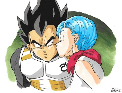 dbs the kiss vegeta and bulma dragon ball super manga vegeta