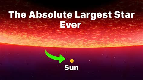 Sun Vs Quasi Star The Absolute Largest Star Ever 2022 Youtube