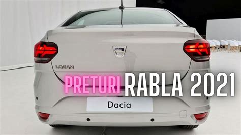 Bugetul alocat programului este de 40 de milioane de lei, iar valoarea voucherelor va fi cuprinsă între 200 şi 500 de. Dacia anunta preturile prin programul Rabla 2021 pentru ...