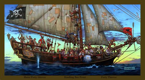 Forty Thieves~~~don Maitz Pirate Art Pirate Life Pirate Theme Photo