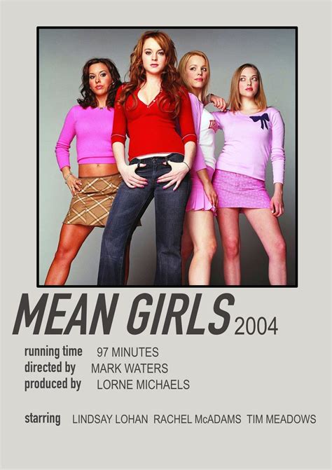 mean girls polaroid poster mean girls girl tim meadows