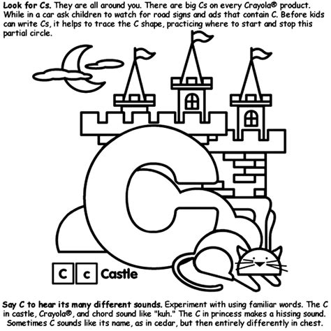 Stats on this coloring page. Alphabet C Coloring Page | crayola.com