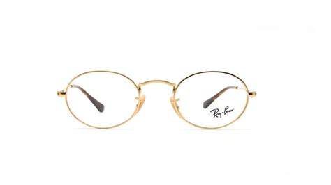 Eyeglasses Ray Ban Oval Gold Rx3547 Rb3547v 2500 48 21 Small In Stock Price 6658 € Visiofactory