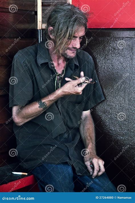 Junky Drug Addict Man Editorial Image Image Of Face 27264880