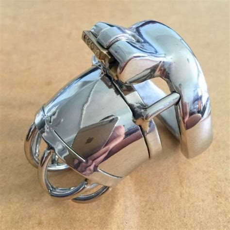 2016 New Stainless Steel Male Chastity Device Stainless Steel