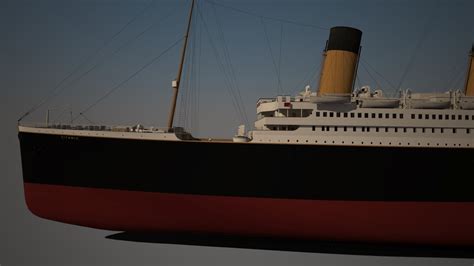 Ship Titanic 3d Model