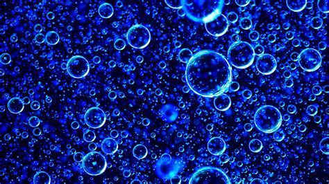 Download Wallpaper 2560x1440 Bubble Round Abstraction Blue