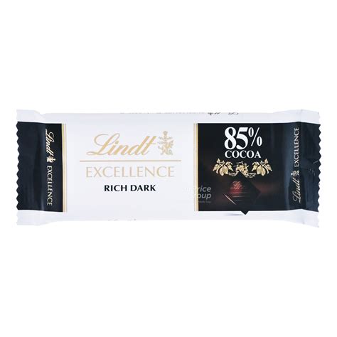 Lindt Excellence Chocolate Bar 85 Rich Dark NTUC FairPrice