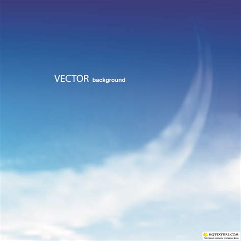 Blue Sky Backgrounds Vector Векторные клипарты текстурные фоны
