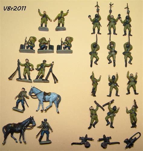 Toy Soldier Chest Esci Wwii Russian Soldiers 172 Set 203 Italeri 6057