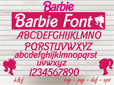 Barbie Font Letters Barbie Font Alphabet Barbie Font Svg Barbie Sexiz Pix