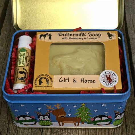 Christmas Handmade Soap T Set 10 Wyoming Horsegirl Soap Company Llc