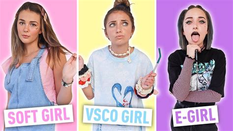 TikTok Girls In Real Life | VSCO Girl, Soft Girl, E-Girl - YouTube