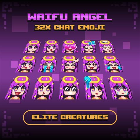 32x 16x Minecraft Discord And Streamer Waifu Angel Emojis Mcmodels