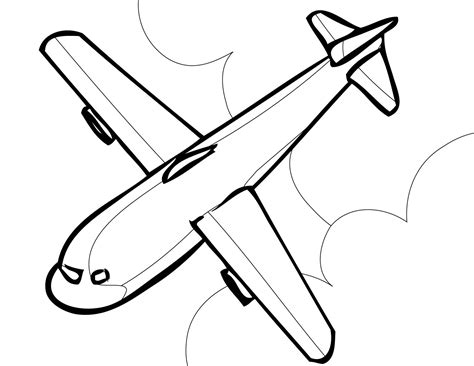 Download Simple Airplane Coloring Pages - GetColoringPages.com