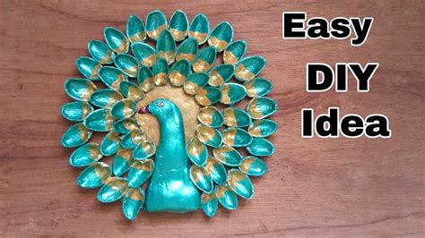 How To Make Easy Diy Peacockbest Out Of Waste Craft Ideacraft With