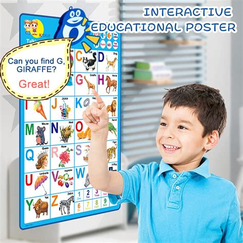 Buy Richgv Electronic Interactive Alphabet Chart For Toddler Talking