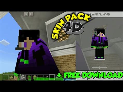 Find derivations skins created based on this one. DOWNLOAD MY 4D SKIN!!! - MINECRAFT SKIN - YouTube