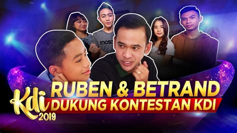 Bahkan saat acara berakhir, bupati ipong ini juga menemui marvin, remaja yang merupakan warganya dan berjuang memperkenalkan nama ponorogo di jutaan pemirsa kdi 2019. Ruben Onsu dan Betrand Peto Dukung Kontestan KDI 2019 ...