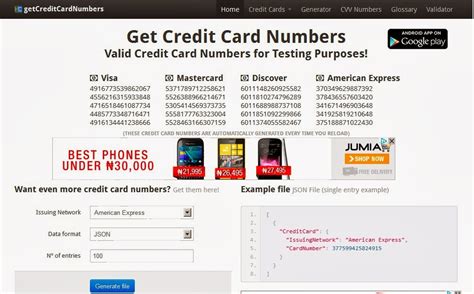 Fake credit card number that works. All About Smartphones: How To Get Substitute Credit Card Number For Certain Online Activities