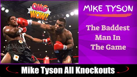 Best Of Mike Tyson Ko Fights Compilation Tyson All Boxing Knockouts