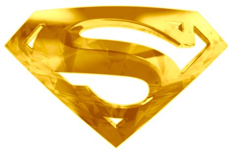 Superman logo gold
