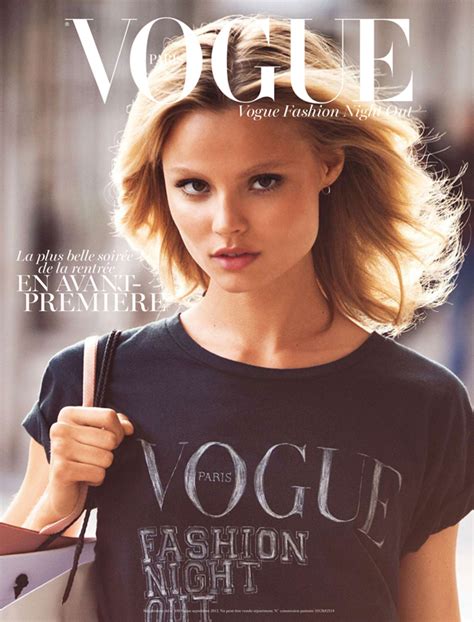 Polish Models Blog Cover Magdalena Frackowiak For Vogue Paris Vogue