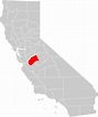 California County Map (merced County Highlighted) - MapSof.net