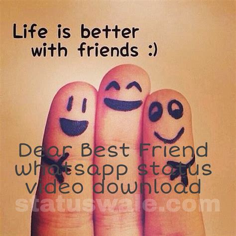 Dear Best Friend Whatsapp Status Video Download 2024 Statuswaale