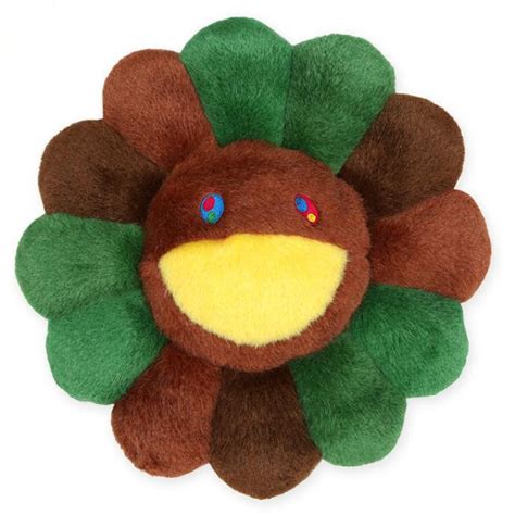 Takashi murakami (村上 隆, murakami takashi, born february 1, 1962) is a japanese contemporary artist. Takashi Murakami - Flower Pillow Brown and Green - 30cm ...