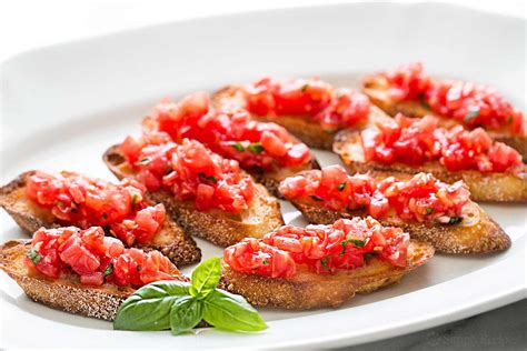 Bruschetta With Tomato And Basil Recipe