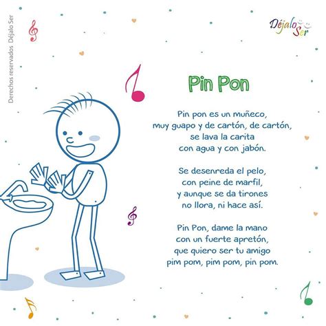 Letra De Canciones Infantiles Con Rimas Genma