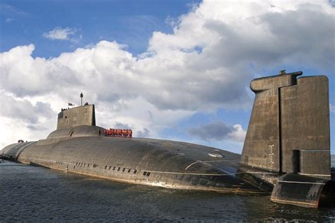 Typhoon This Russian Missile Submarine Is The Size Of An Aircraft Carrier