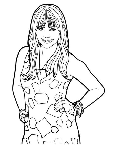 Desenhos Da Hannah Montana Para Imprimir E Pintar Em Casa