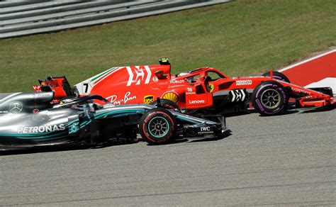 Raikkonen Wins Us Grand Prix As Hamilton F1 Title Bid Denied Fox Sports