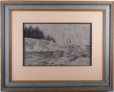 Franklin Mint Jamie Wyeth Coast Of Maine 1977