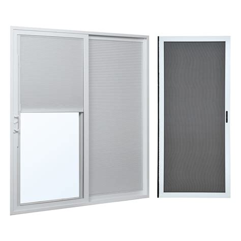Shop Reliabilt 72 In X 80 In Tempered Blinds Between The Glass White