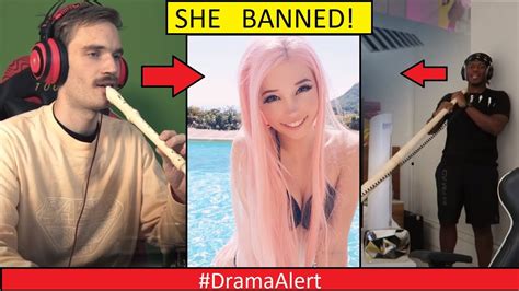 Belle Delphine Terminated Dramaalert Ksi And Pewdiepie Logan Paul