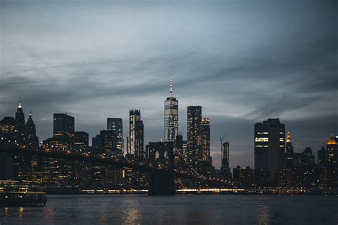 Browse Free Hd Images Of New York City Skyline At Night